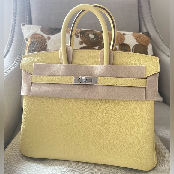 Hermes Bags Brand New Hermes Birkin 25 Jaune Poussin Poshmark
